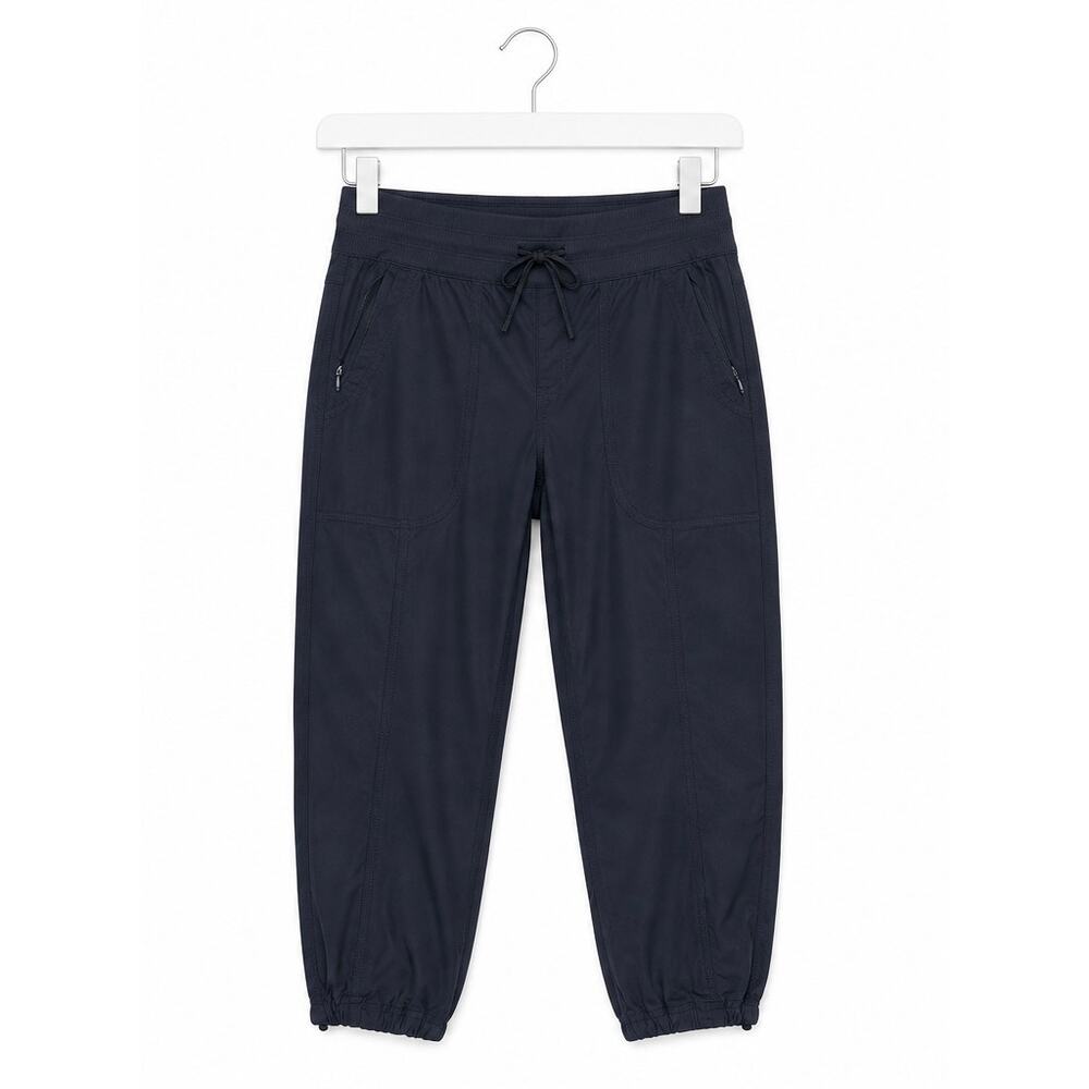 The North Face Black Jogger Pants Womens Med Lightweight Drawstring Ankle Cinch